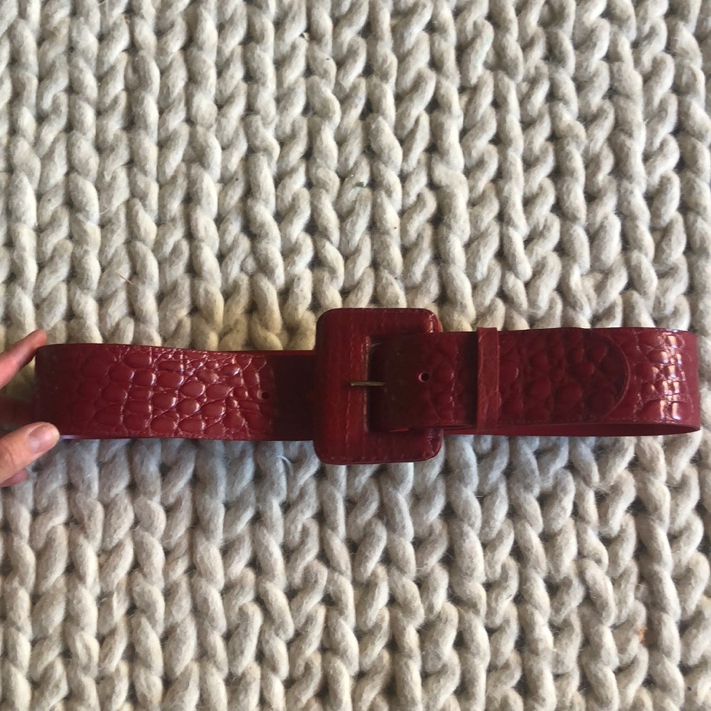 Reptilian red belt